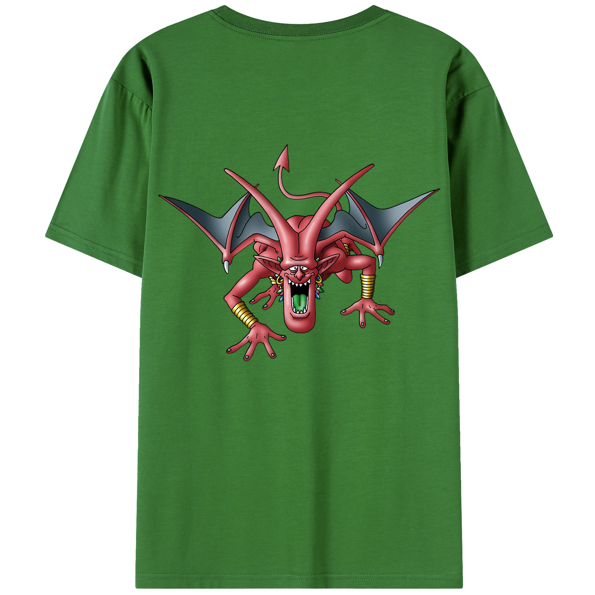 （画像用） ドラゴンクエスト Doragon Kuesuto Dragon Quest レディース半袖Tシャツ(バックプリント)